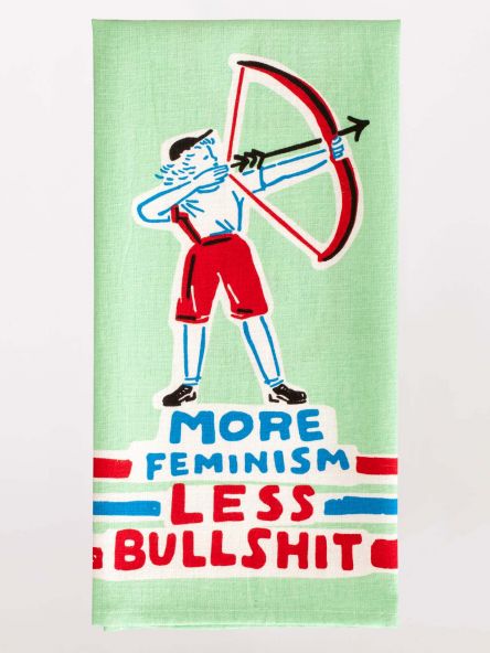 More Feminism Dish Towel