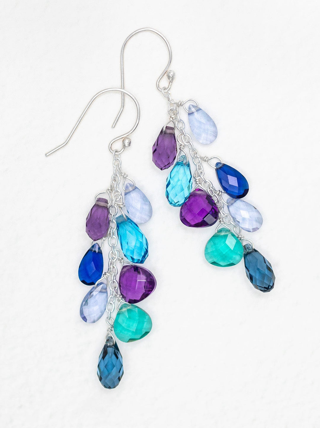 Lorelei Cluster Earrings Atlantic