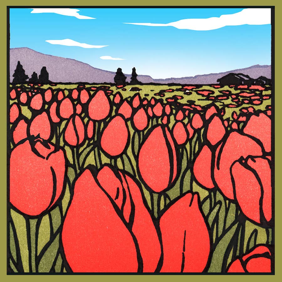 Tulips in Bloom YY422