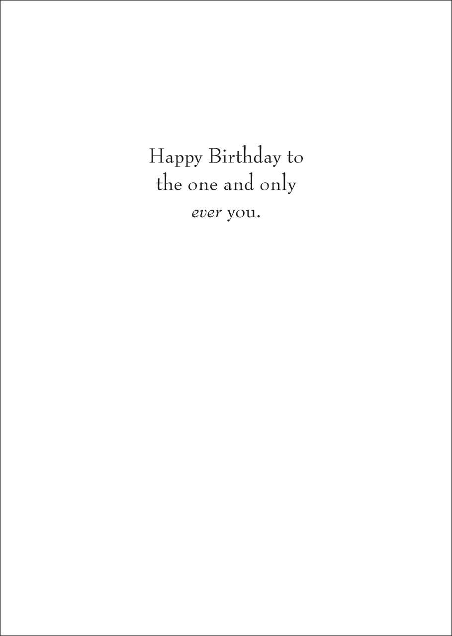 Birthday Card - One & Only You