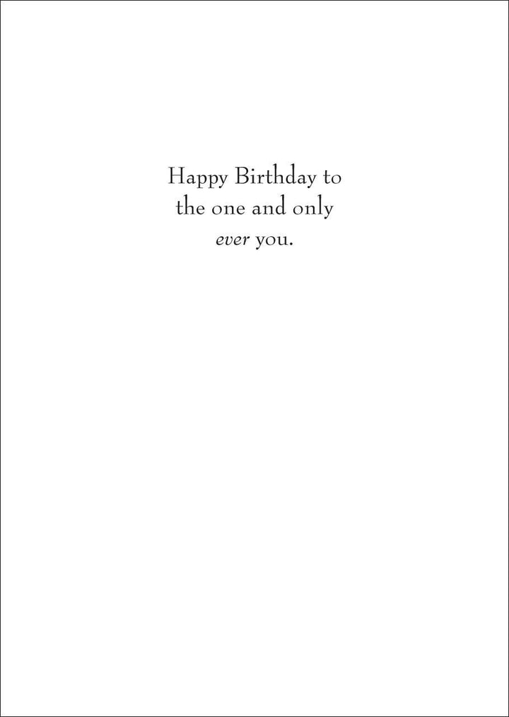 Birthday Card - One & Only You