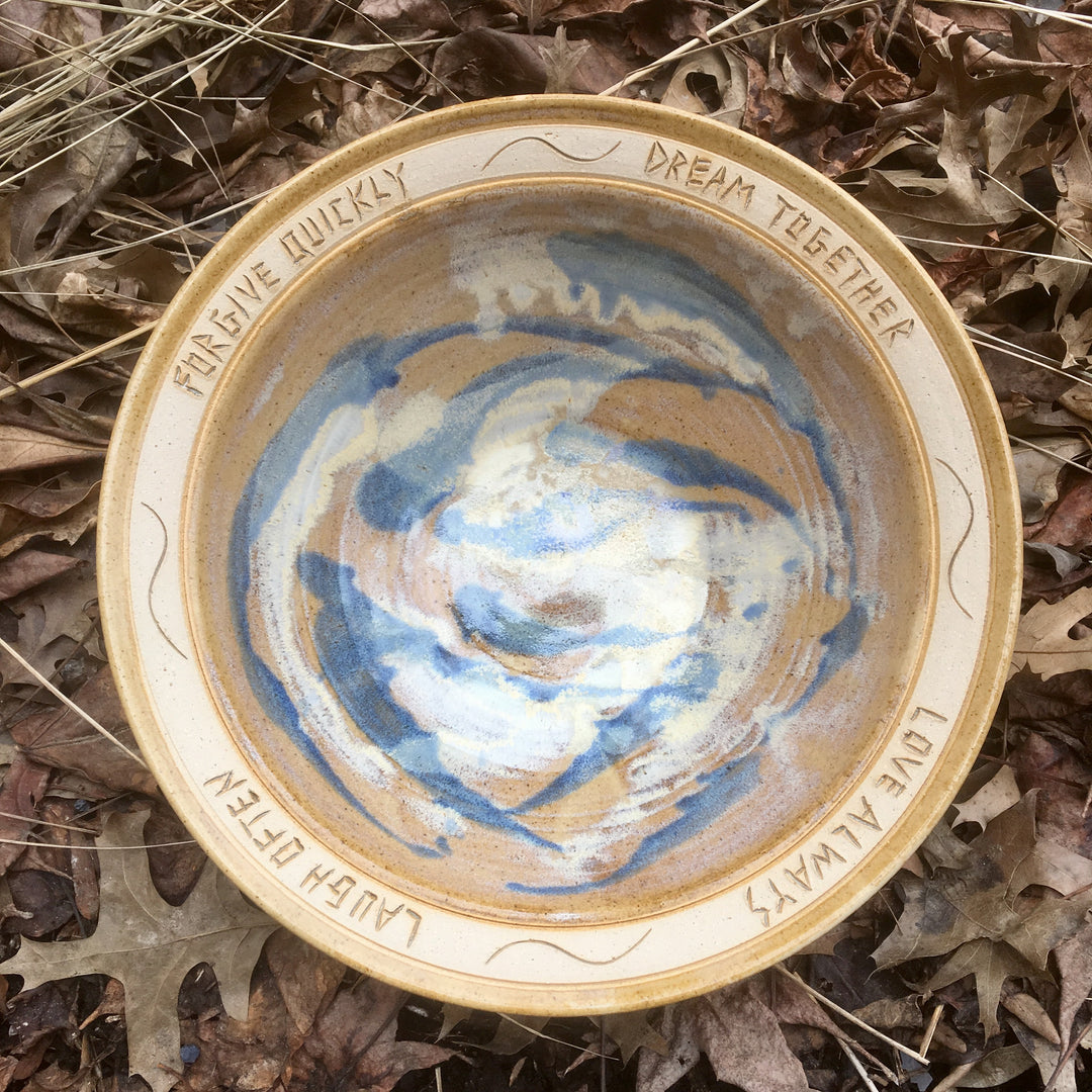 Medium Bowl Love Always Shoreline