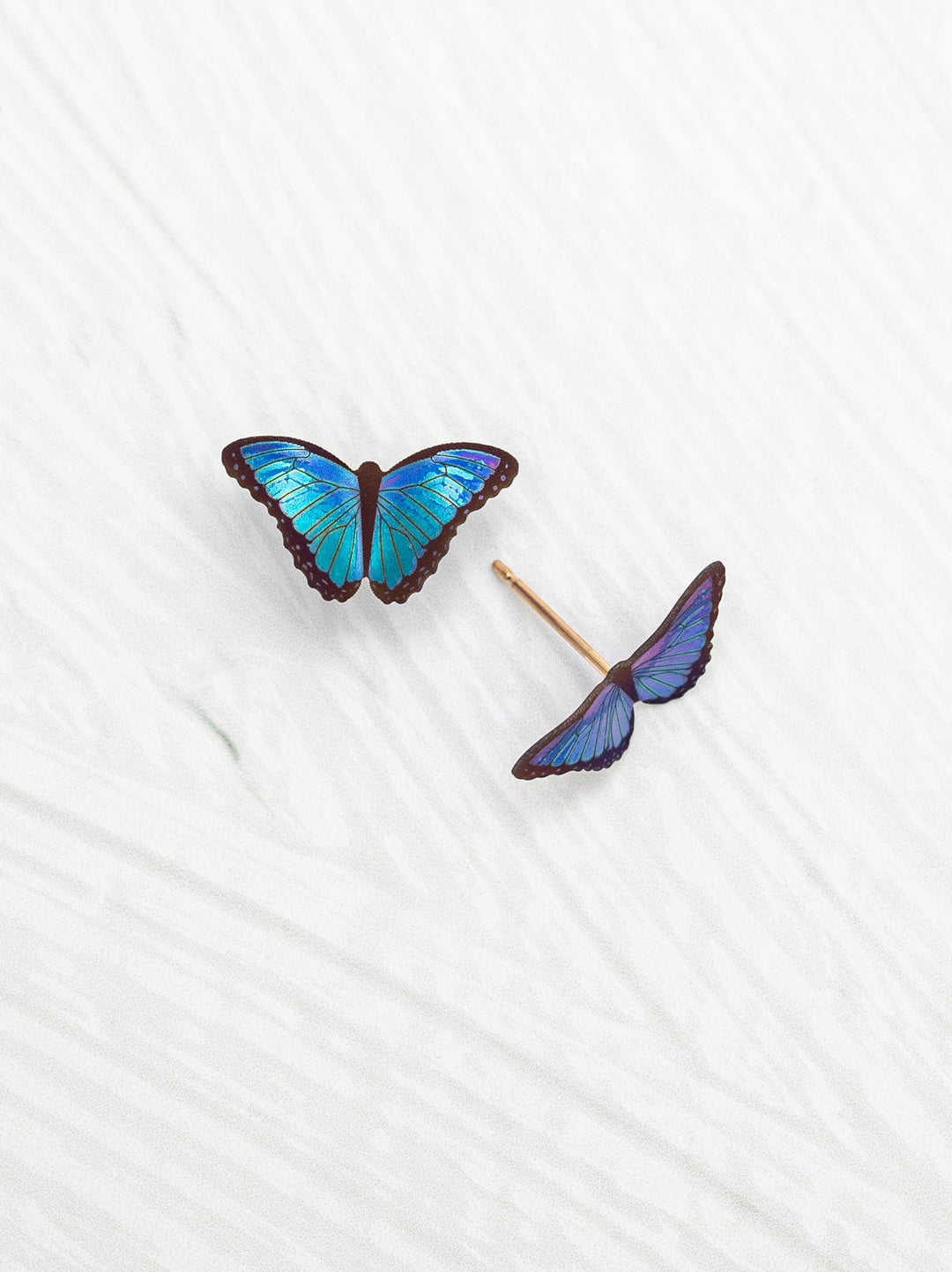 Petite Bella Butterfly Post Blue Radiance