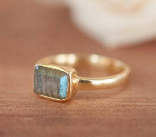 Labradorite Stacking Ring