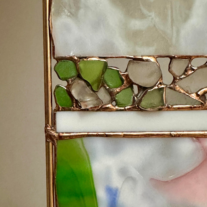 Garden Beach Glass Panel
