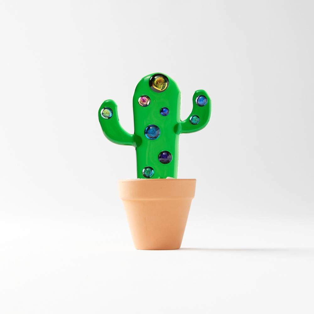 Potted Cactus Small Polka Dots