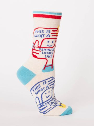 Feminist Looks Like Crew Socks