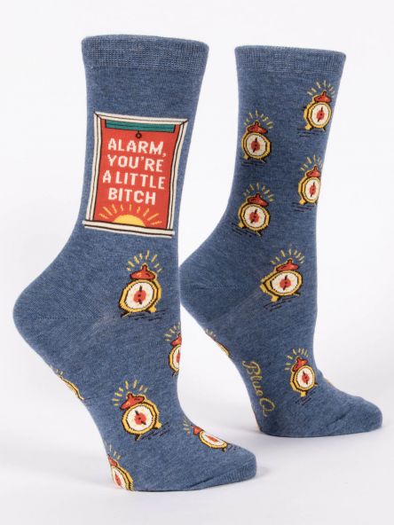 Alarm Bitch Crew Socks