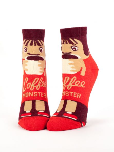 Ankle Socks Coffee Monster