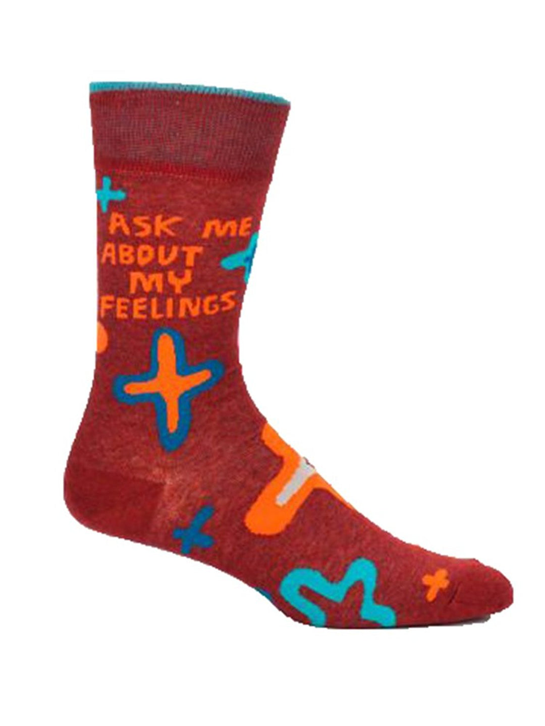 Ask Me About My Feelings Men's Socks