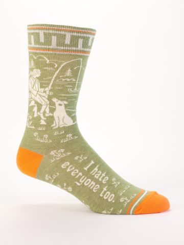 I Hate Everyone Too Men's Socks