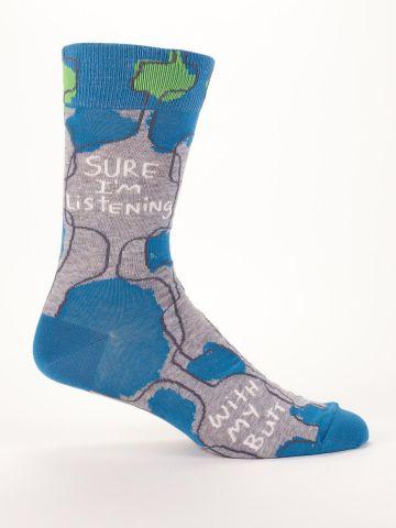 Sure I'm Listening Men's Socks