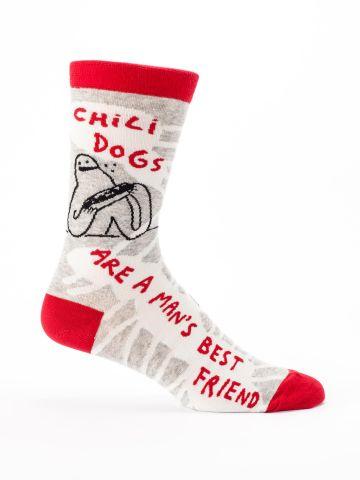 Chili Dogs Man's Best Friend Men's Socks