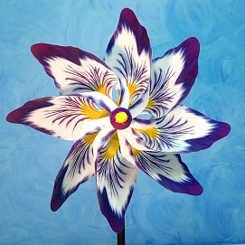 Pinwheel Purple White
