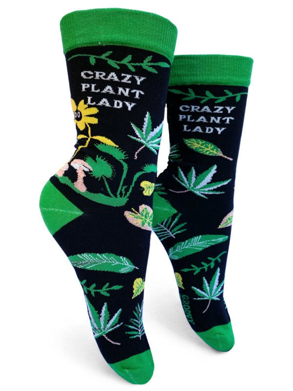 Crazy Plant Lady Women's Crew Socks