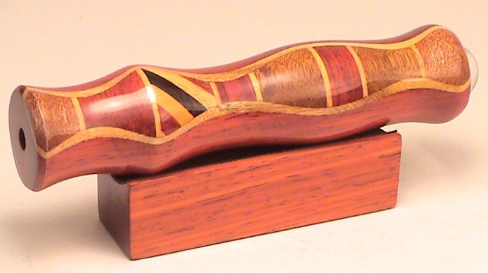 5.5" Laminated Tscope Padauk Marq