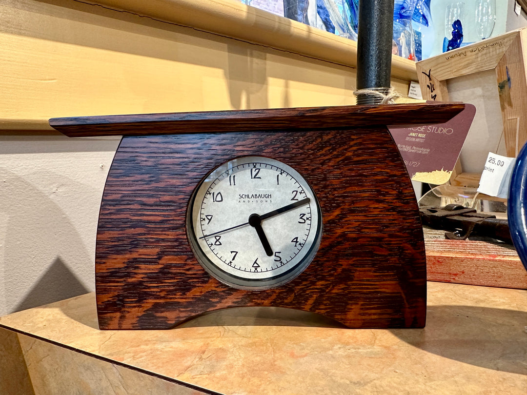 Arts + Crafts Mantel Clock Craftsman Oak