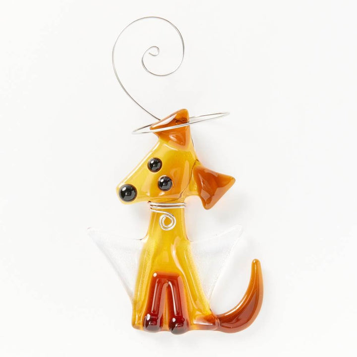 Angel Dog Suncatcher Golden