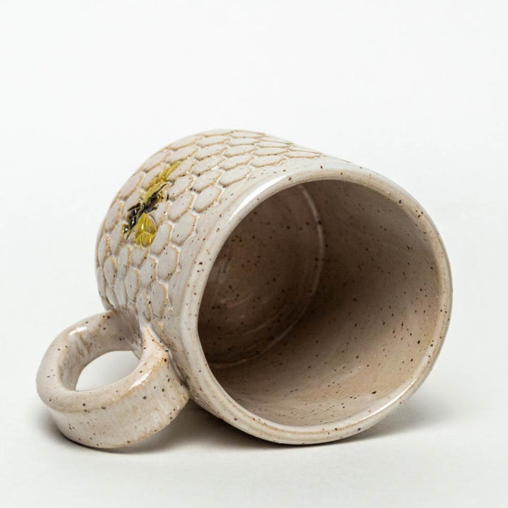 10 oz. Mug Bee White