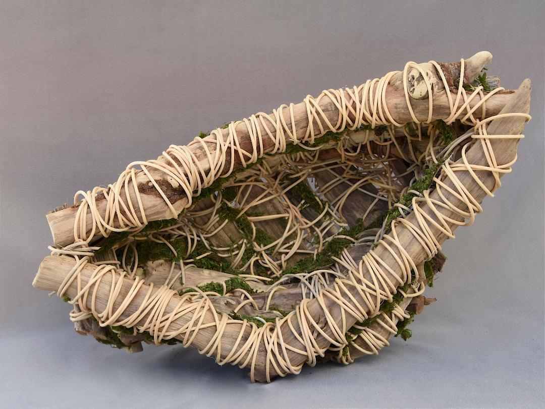 Float My Boast Driftwood Basket