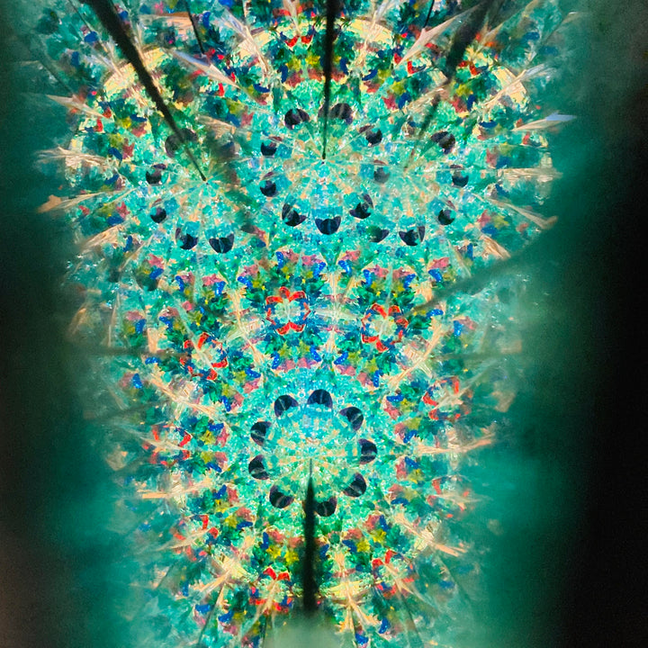Wand Kaleidoscope Van Gogh Purple