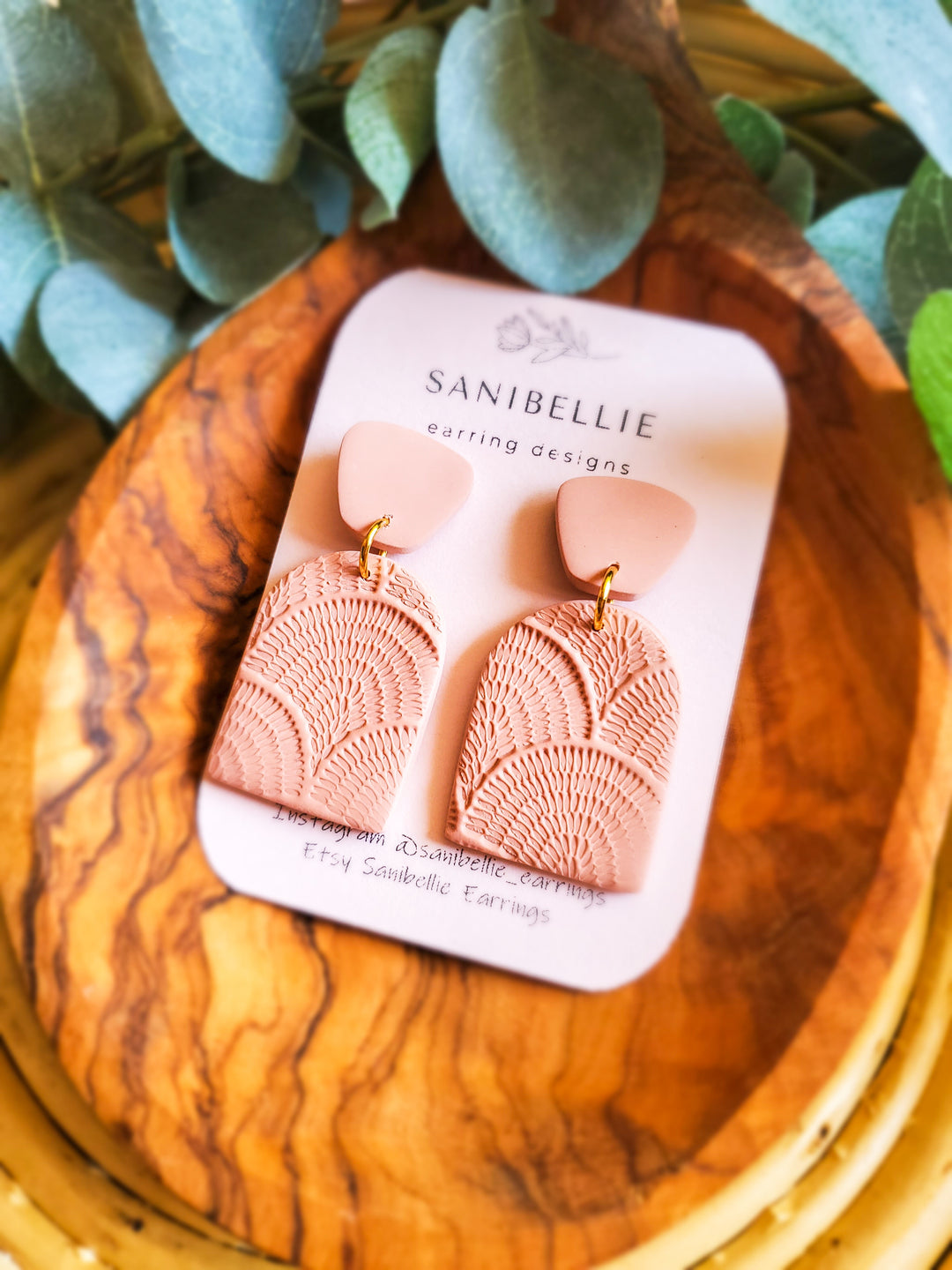 Arch Stud Pink Boho