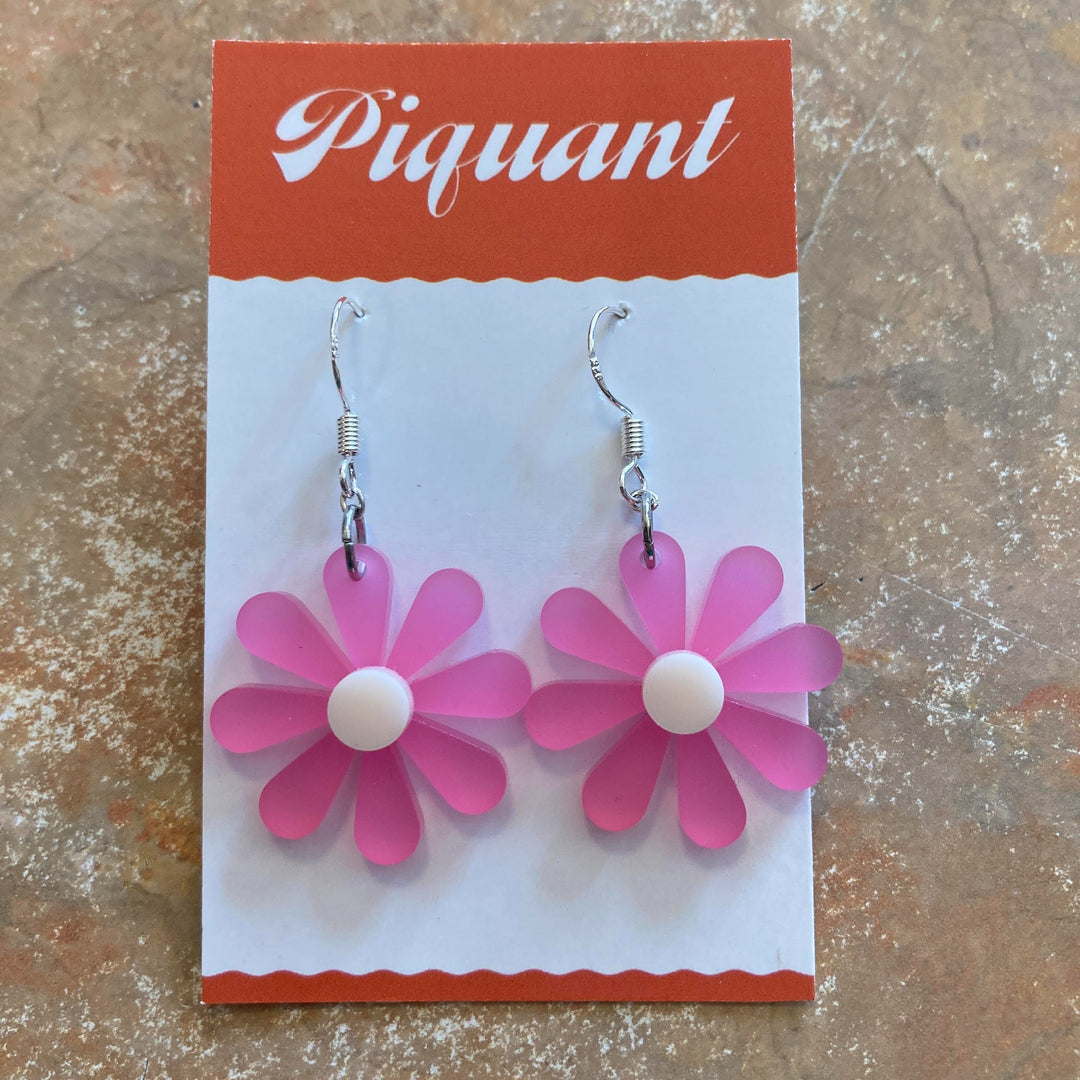 Mini Flowers Earrings Pink