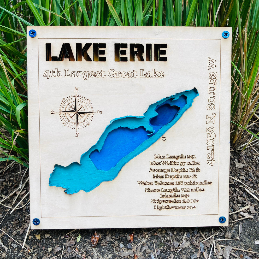 Lake Erie Depth
