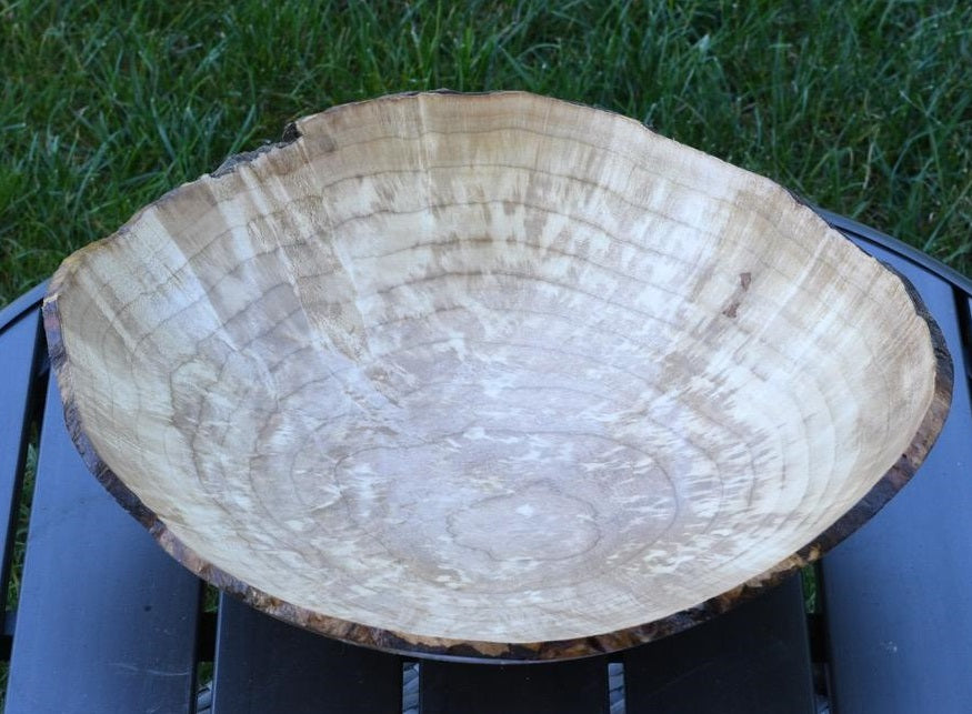 Maple Burl Live Edge Bowl