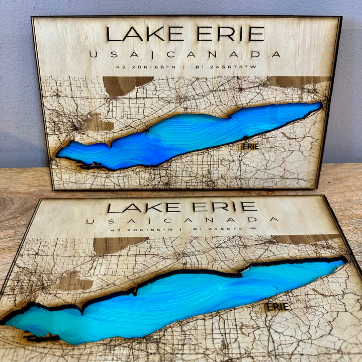 Lake Erie Map Small