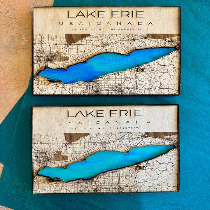 Lake Erie Map Small