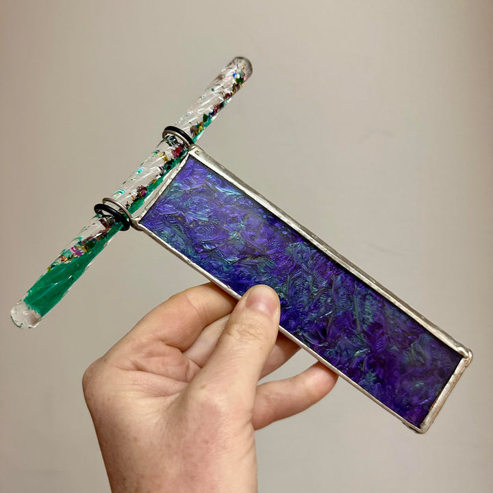 Wand Kaleidoscope Van Gogh Purple