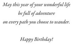 Birthday Card - Adventure