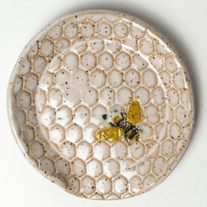 Ceramic Spoon Rest Honey Bee
