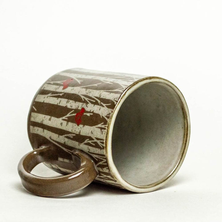 12 oz. Mug Birch Tree Chocolate Clay