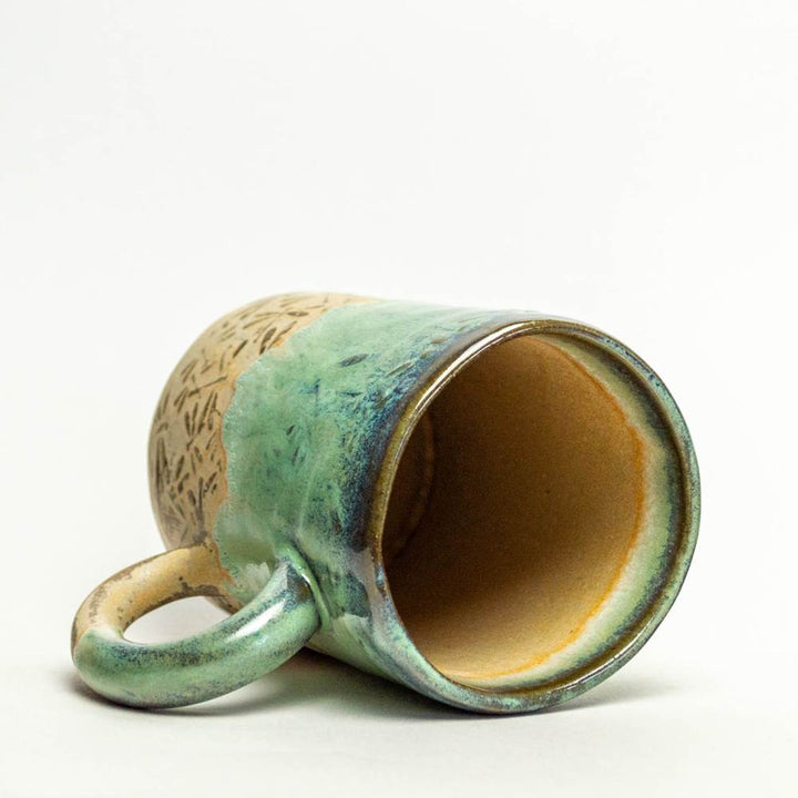 16 oz. Mug Dragonfly Green + Blue