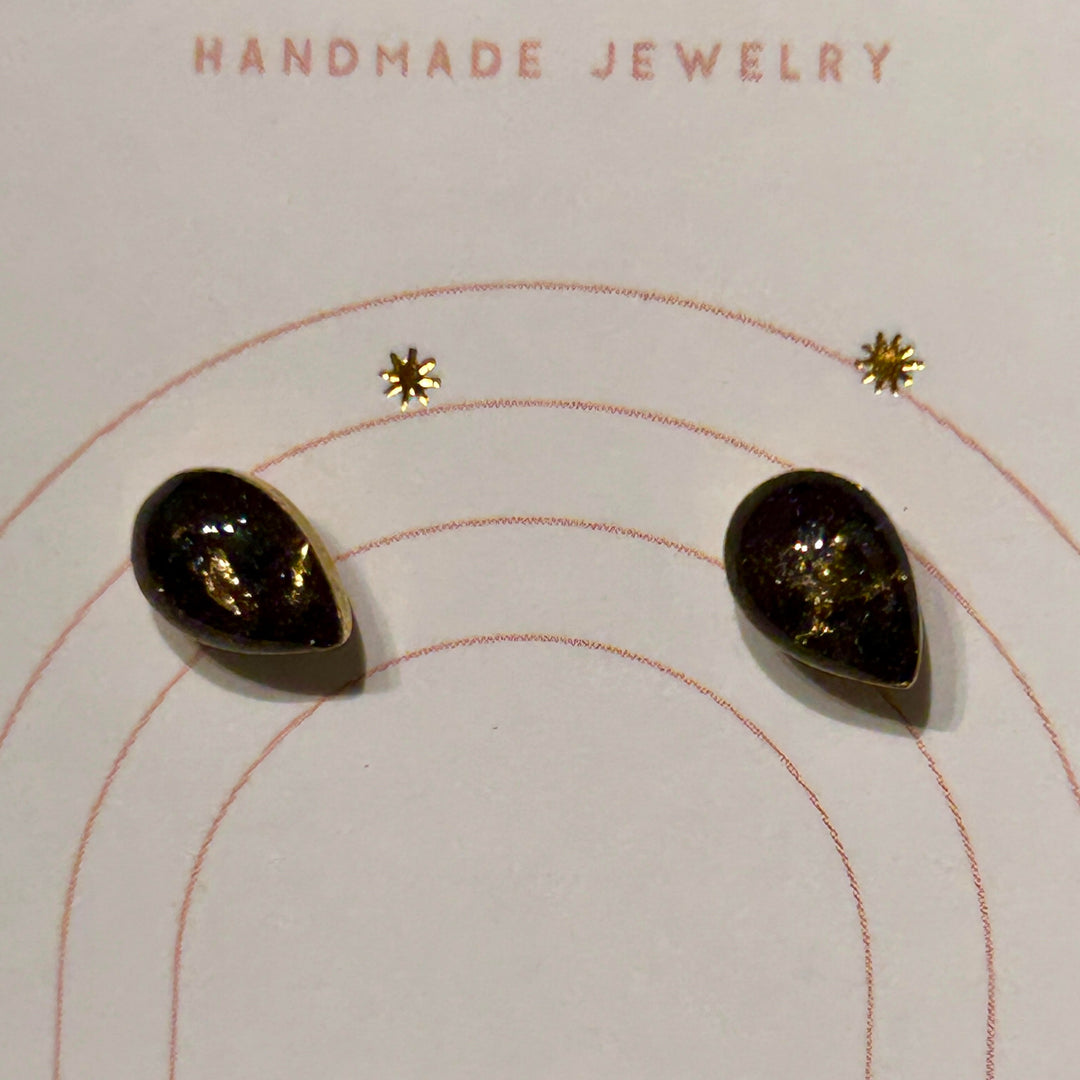 Tiny Teardrop Post Earrings