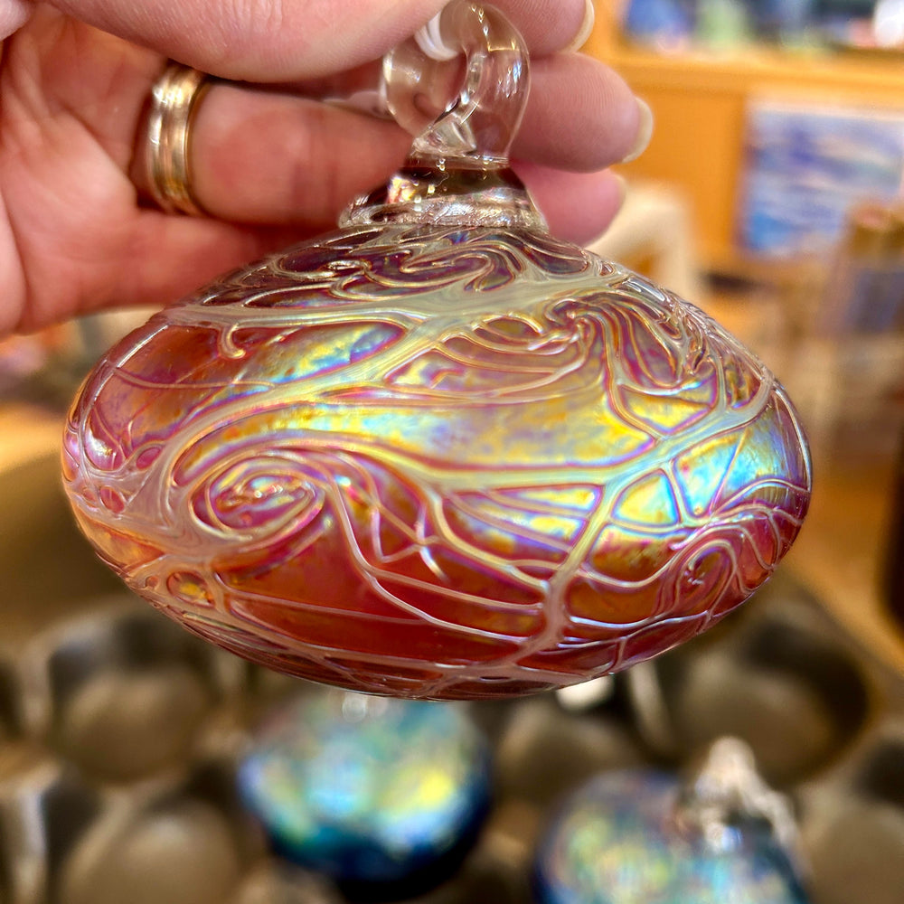 Oval Ornament Persian Cranberry