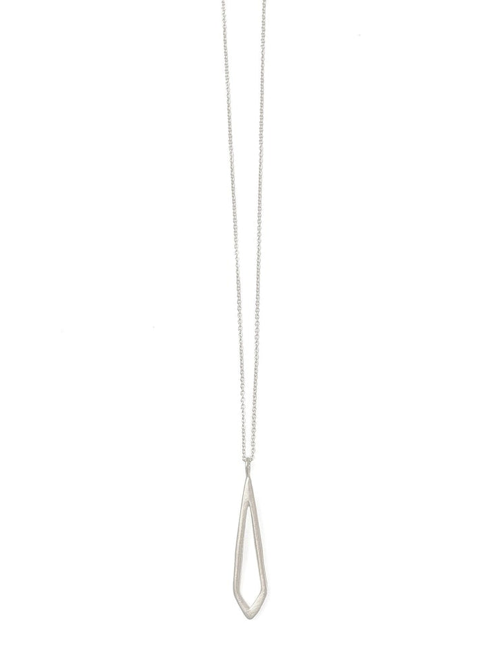 Small Marquis Silver Necklace